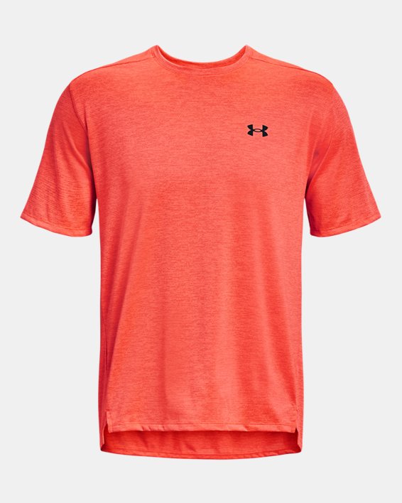 Men's UA Tech™ Vent Short Sleeve, Orange, pdpMainDesktop image number 4